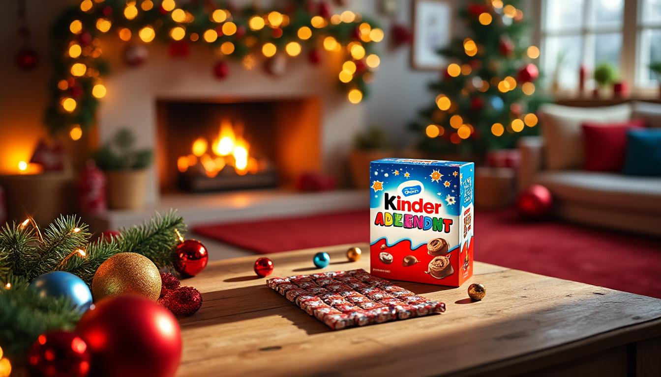 découvrez comment faire plaisir à vos proches avec le calendrier de l’avent kinder à partager. idéal pour vivre la magie de noël ensemble, ce calendrier vous propose une délicieuse expérience chocolatière à savourer chaque jour jusqu'à noël.