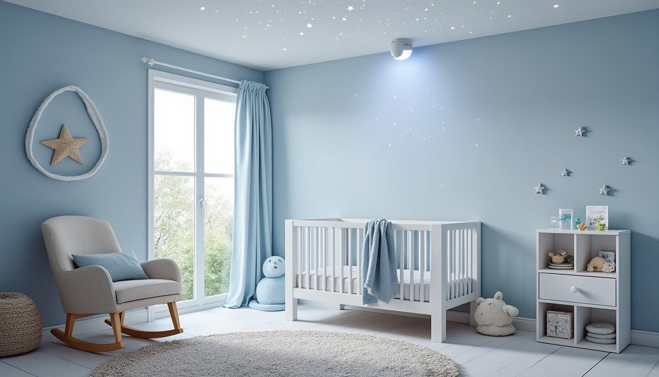 découvrez la veilleuse duux avec projecteur, idéale pour apaiser votre bébé. ses mélodies douces et ses projections apaisantes créent une atmosphère relaxante, favorisant l'endormissement de votre enfant dans un cocon de sérénité.