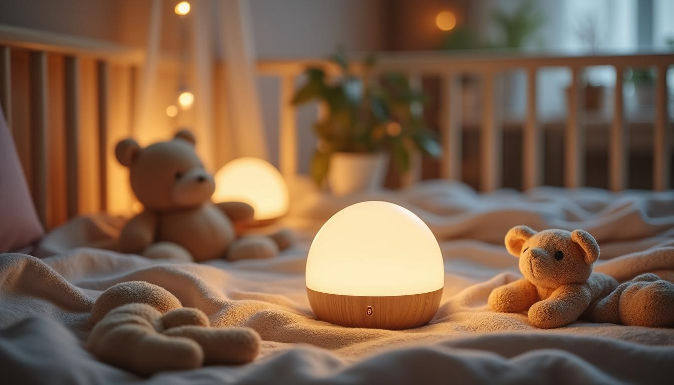 découvrez la veilleuse duux avec projecteur pour bébé, idéale pour apaiser votre enfant avec de douces mélodies. créez une atmosphère sereine pour le sommeil de votre petit grâce à cette veilleuse multifonction, parfaite pour les nuits paisibles.