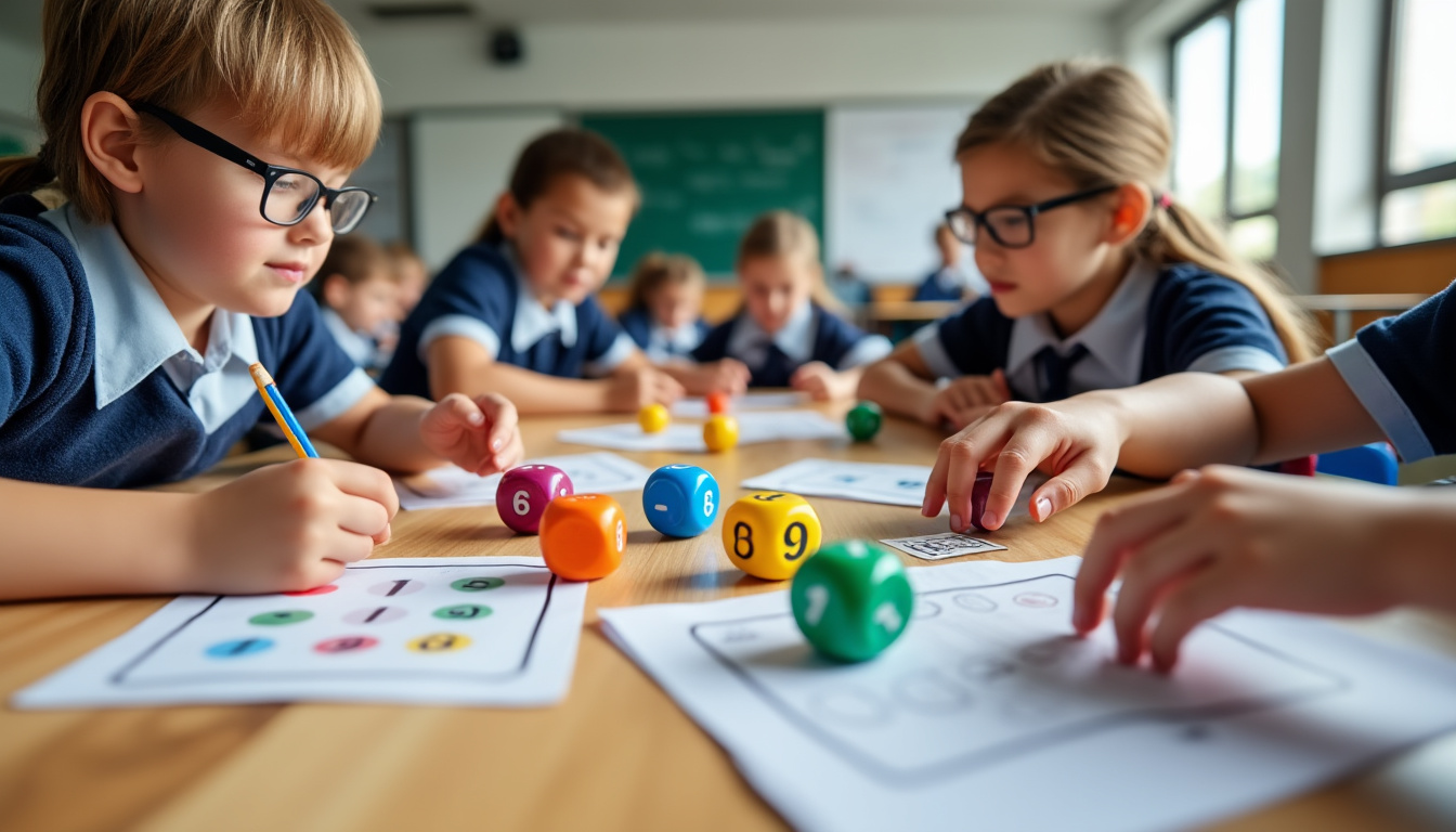 découvrez comment le jeu des dés transforme l'apprentissage de la multiplication en une expérience ludique et interactive, idéale pour motiver les élèves et renforcer leurs compétences en mathématiques.