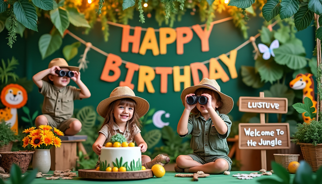 découvrez les activités incontournables pour organiser un anniversaire d'enfant sur le thème de la jungle, plein d'aventures et de rires assurés. idées de jeux, animations et conseils pour une fête réussie !