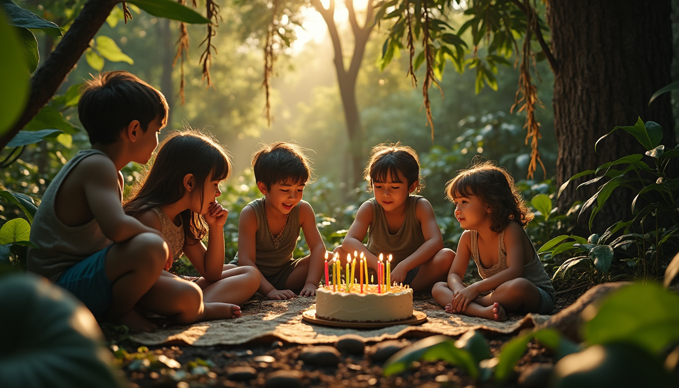 découvrez les activités incontournables pour organiser un anniversaire d'enfant sur le thème de la jungle : jeux, chasses au trésor et ateliers créatifs pour une fête inoubliable et pleine d'aventure !