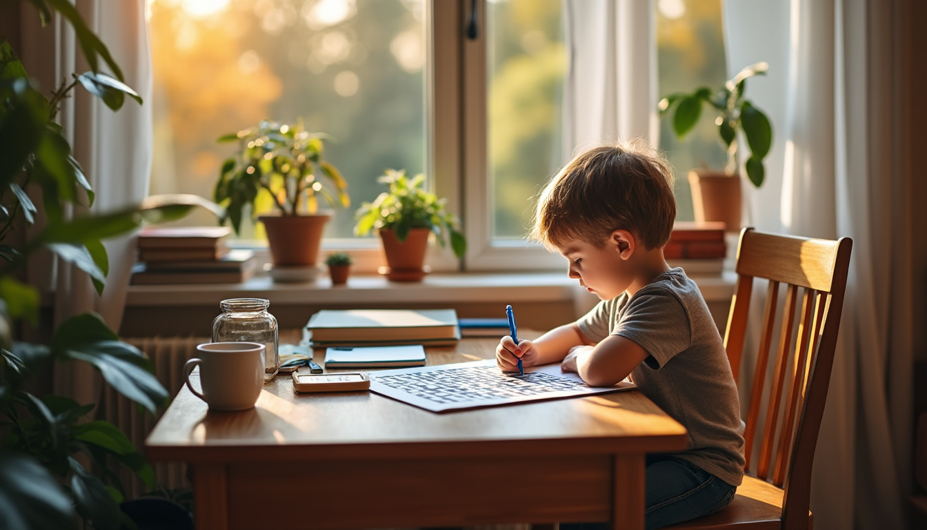 découvrez pourquoi les mots croisés en pdf sont indispensables au développement des enfants : stimulez leur vocabulaire, leur logique et leur concentration avec ce jeu éducatif pratique et ludique.