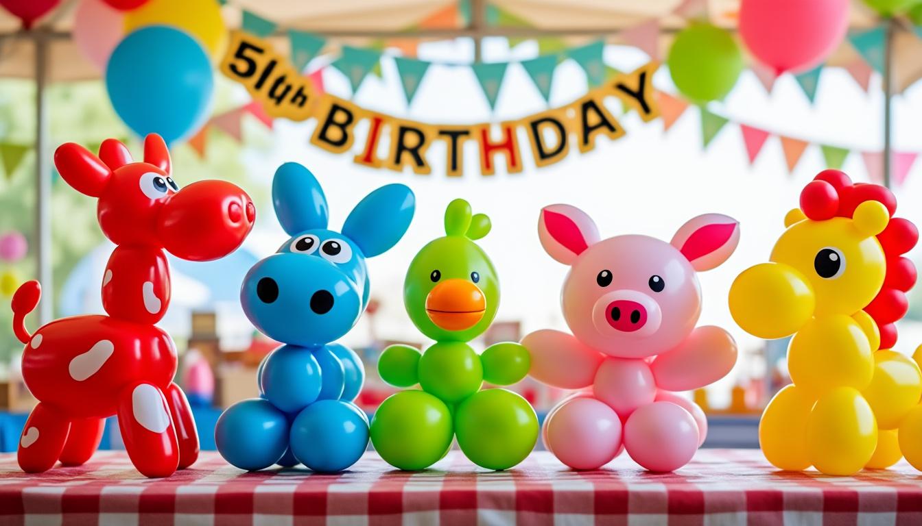 découvrez comment les ballons en forme d’animaux apportent une touche de magie et de fun à vos fêtes pour enfants, créant des moments inoubliables et colorés.