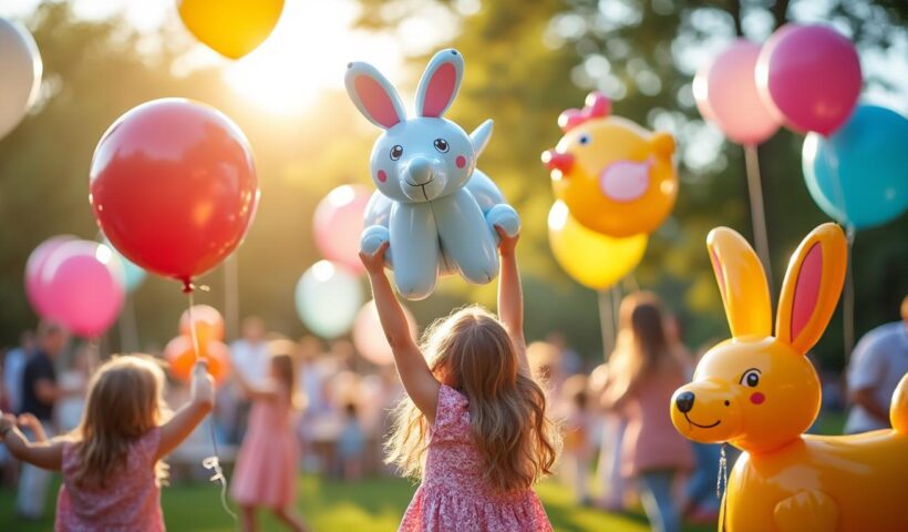 découvrez comment les ballons en forme d’animaux apportent une touche de magie et de joie à vos fêtes pour enfants, créant une ambiance festive inoubliable.