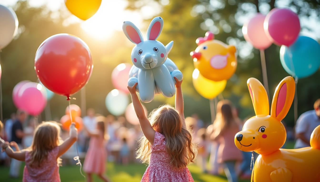 découvrez comment les ballons en forme d’animaux apportent une touche de magie et de joie à vos fêtes pour enfants, créant une ambiance festive inoubliable.