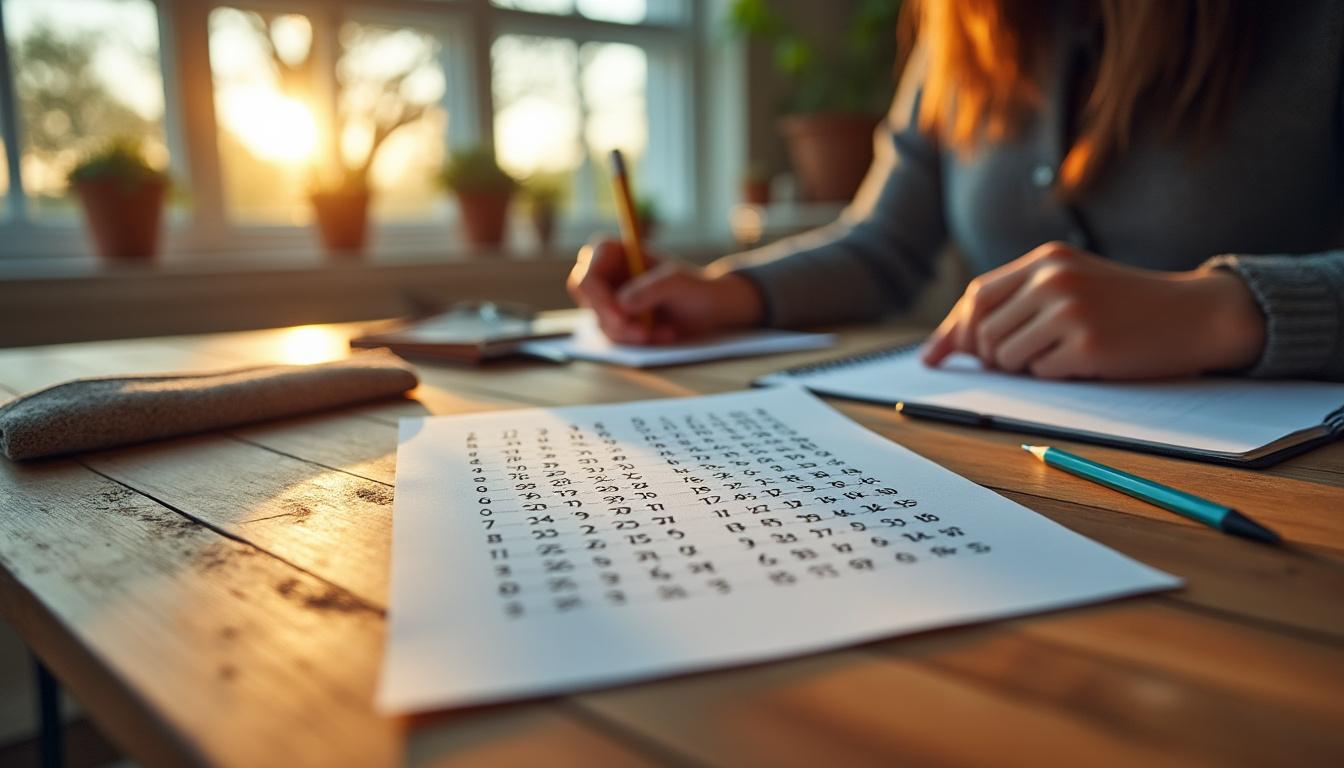 améliorez vos compétences en mathématiques avec notre table de multiplication à remplir, un outil interactif et pratique pour maîtriser les multiplications efficacement.