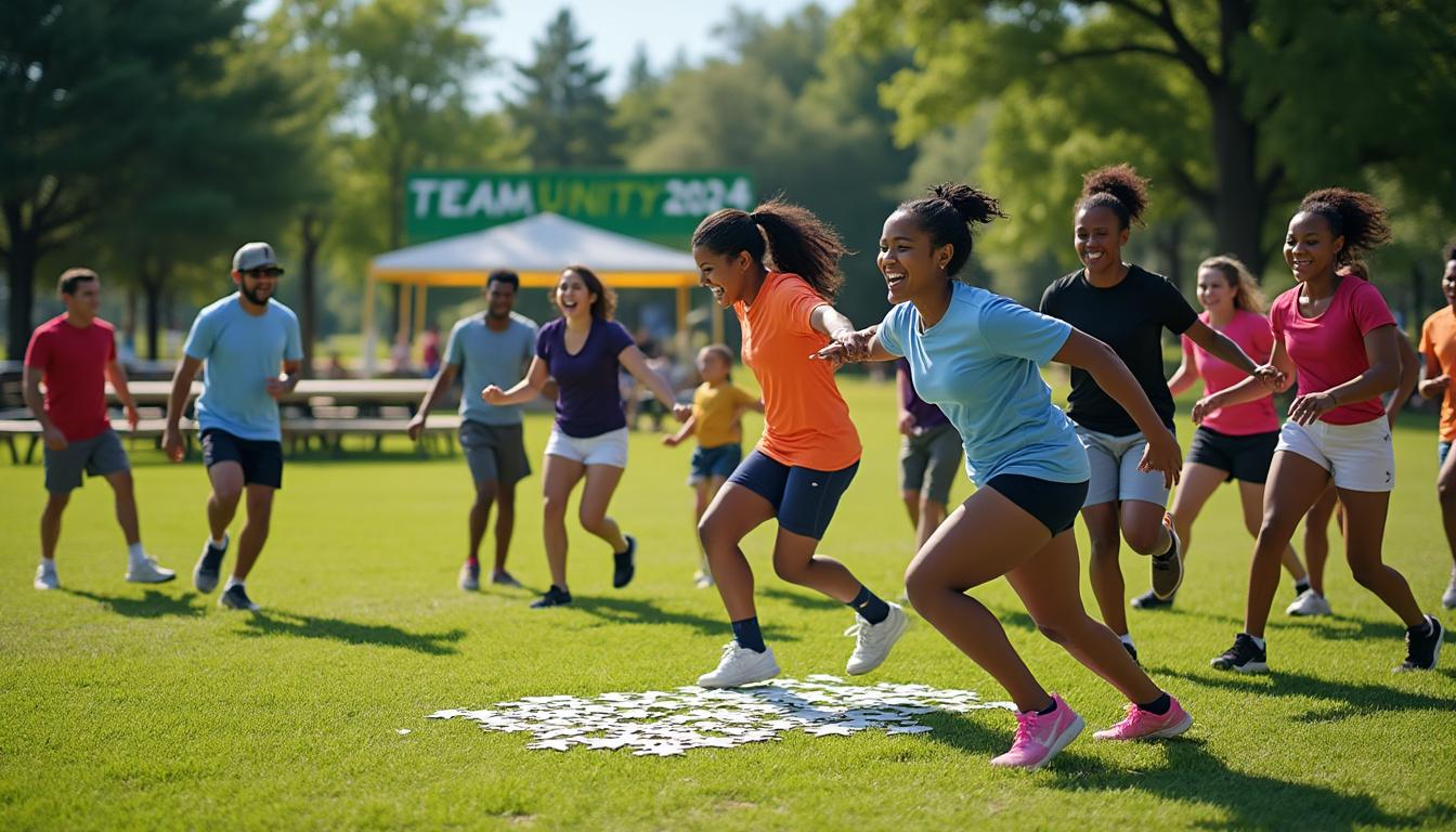 découvrez des jeux en extérieur animés conçus pour renforcer l'esprit d'équipe, favorisant la coopération, la communication et la cohésion dans un cadre ludique et dynamique.