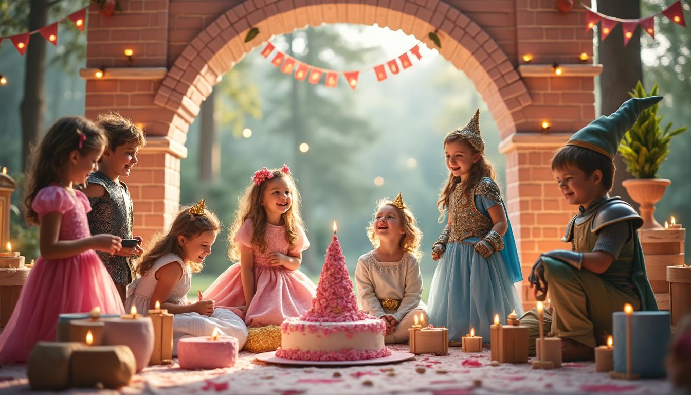 organisez un anniversaire d'enfant magique avec un thème inspiré des contes classiques, une fête qui émerveille petits et grands grâce à des décors enchanteurs et des activités féériques.