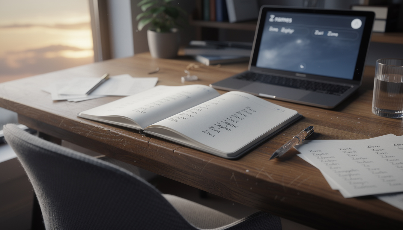 découvrez comment créer facilement votre propre liste de prénoms mixtes et non genrés commençant par la lettre z, pour choisir des noms uniques et inclusifs.