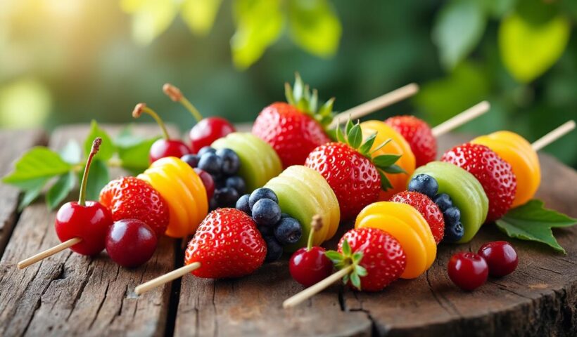 découvrez des idées de création de brochettes de fruits fraîches et colorées, adaptées à chaque saison pour allier plaisir et santé toute l'année.