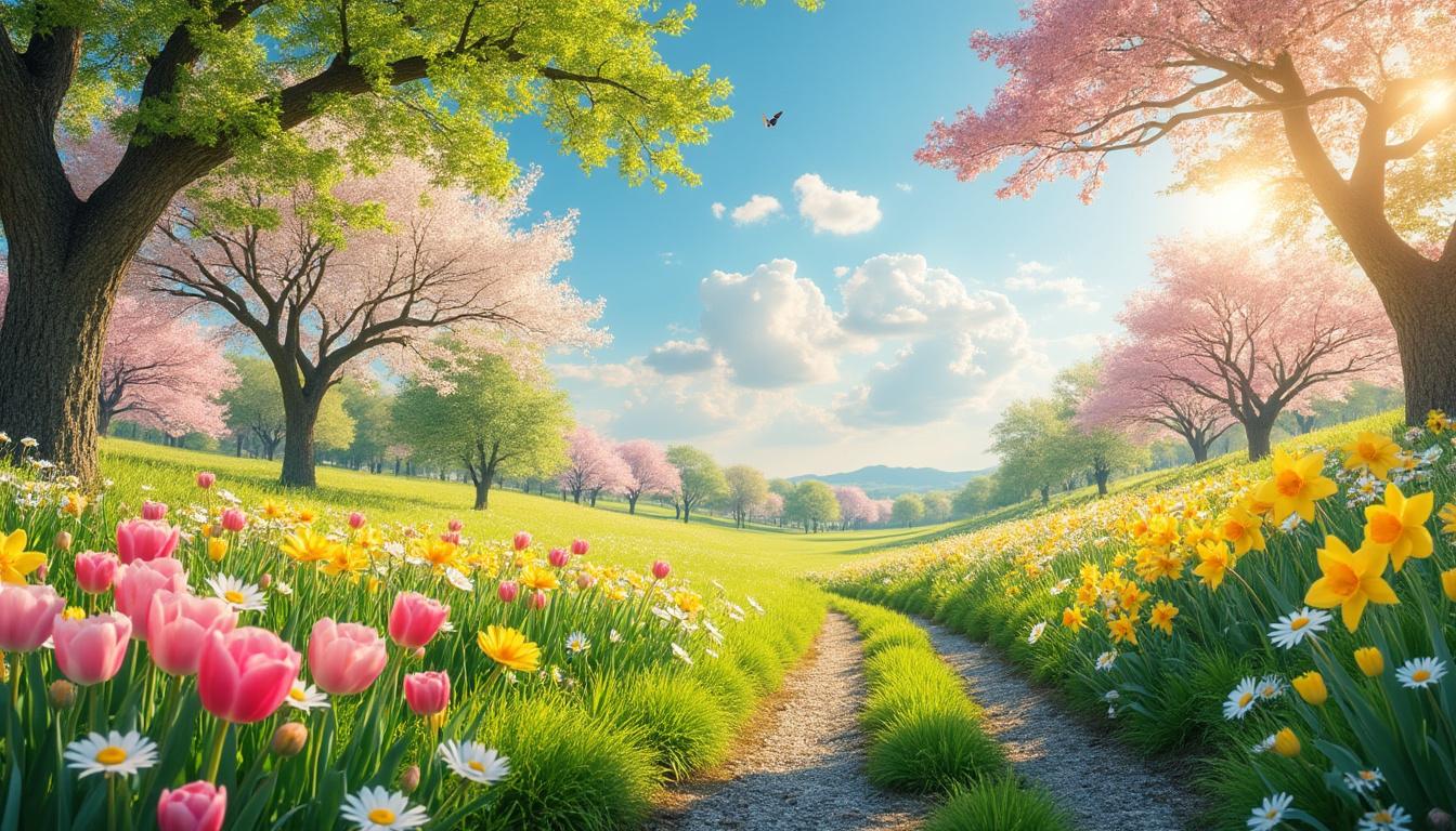 apprenez à créer des ambiances printanières captivantes dans vos textes grâce au champ lexical du printemps et faites vibrer vos lecteurs avec des descriptions fraîches et naturelles.