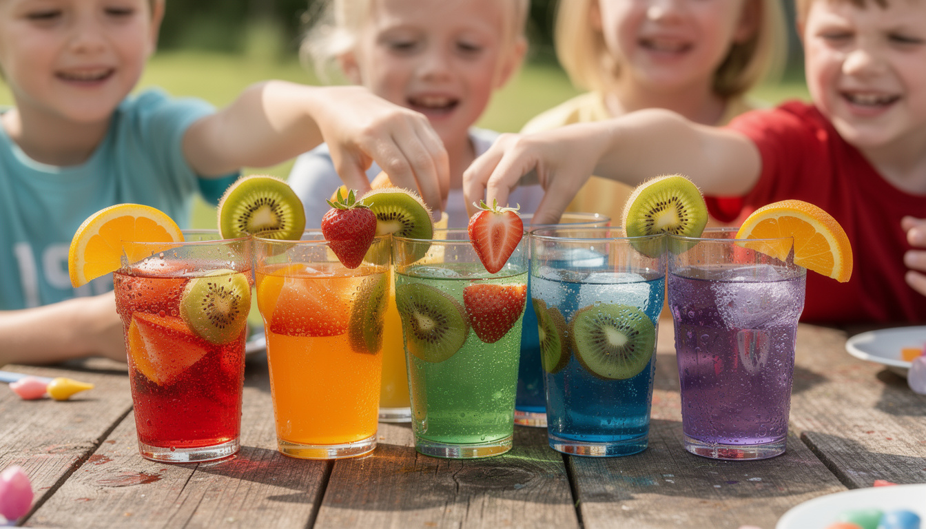 découvrez des idées de boissons colorées et amusantes pour enfants, parfaites pour rendre vos fêtes d'enfants joyeuses et mémorables !