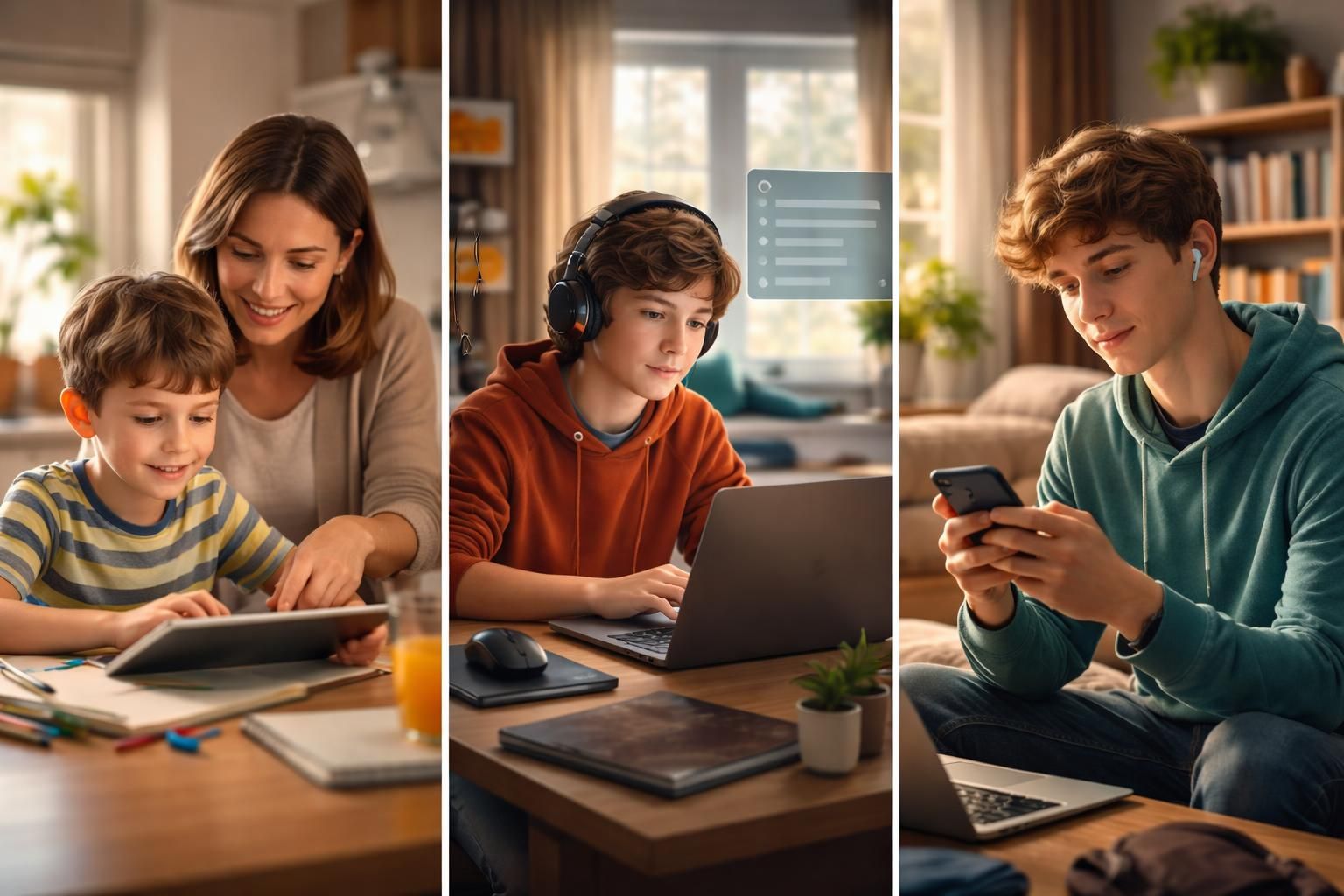 découvrez les règles de contrôle parental adaptées aux enfants selon leur âge (7-10, 11-14, 15-17 ans) pour garantir leur sécurité en ligne tout en respectant leur développement.