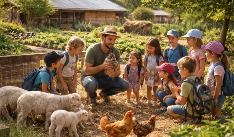 découvrez comment la ferme pédagogique de pertuis sensibilise les enfants à l'écologie à travers des activités ludiques et éducatives en pleine nature.