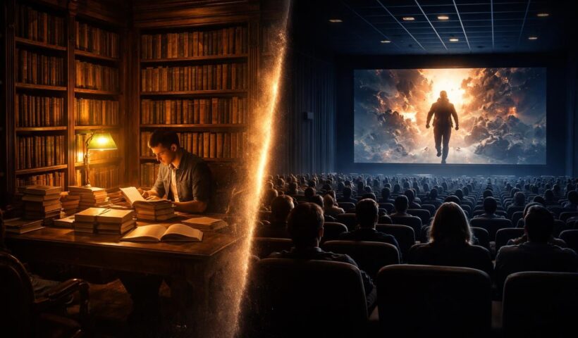 découvrez quelle forme d'art, entre romans et films, captive le plus selon vous : un voyage entre intrigue littéraire et suspense cinématographique.