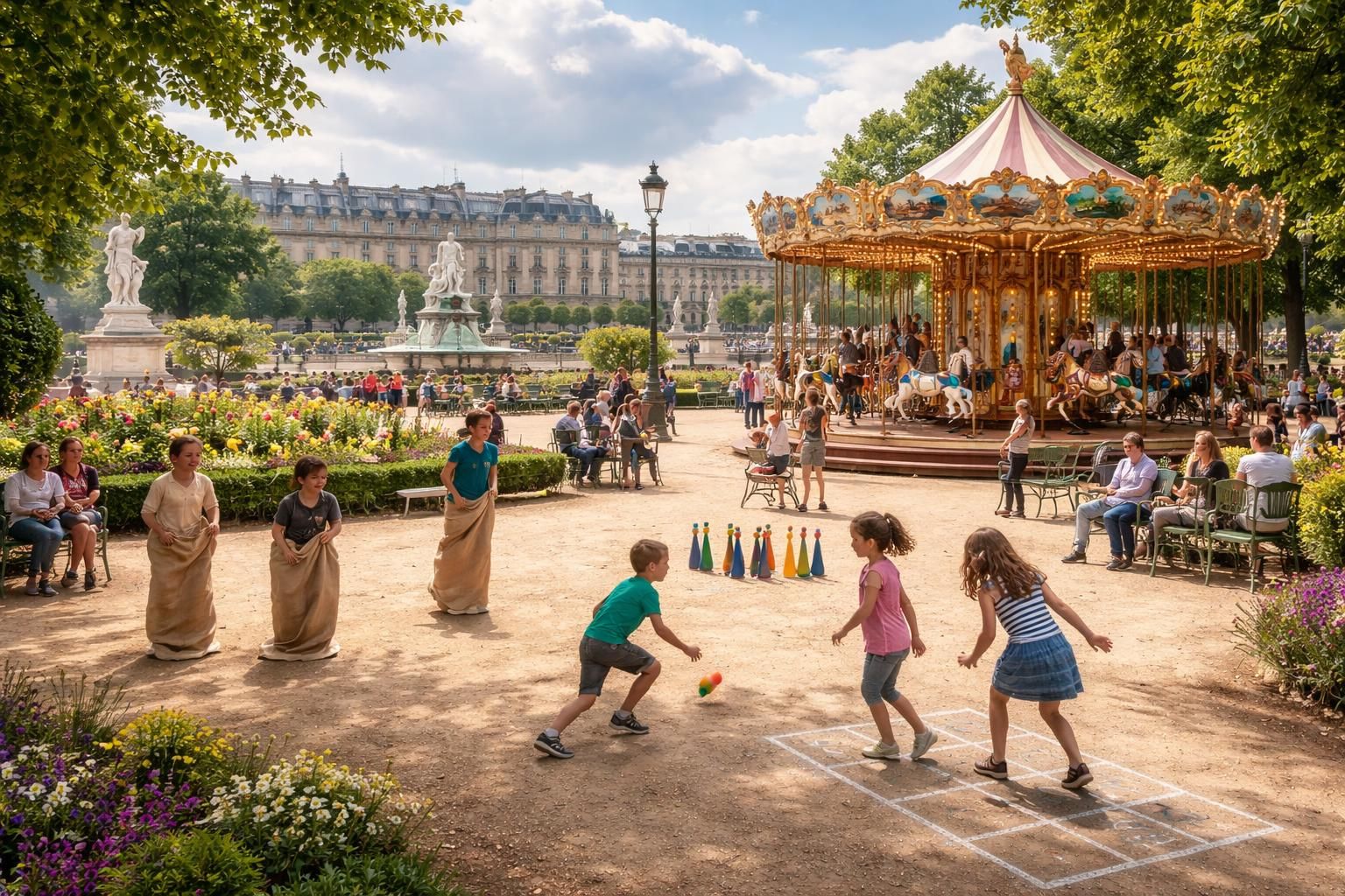 découvrez les activités incontournables des jeux au jardin des tuileries, situés sur la place de la concorde à paris, pour des moments ludiques en plein cœur de la capitale.