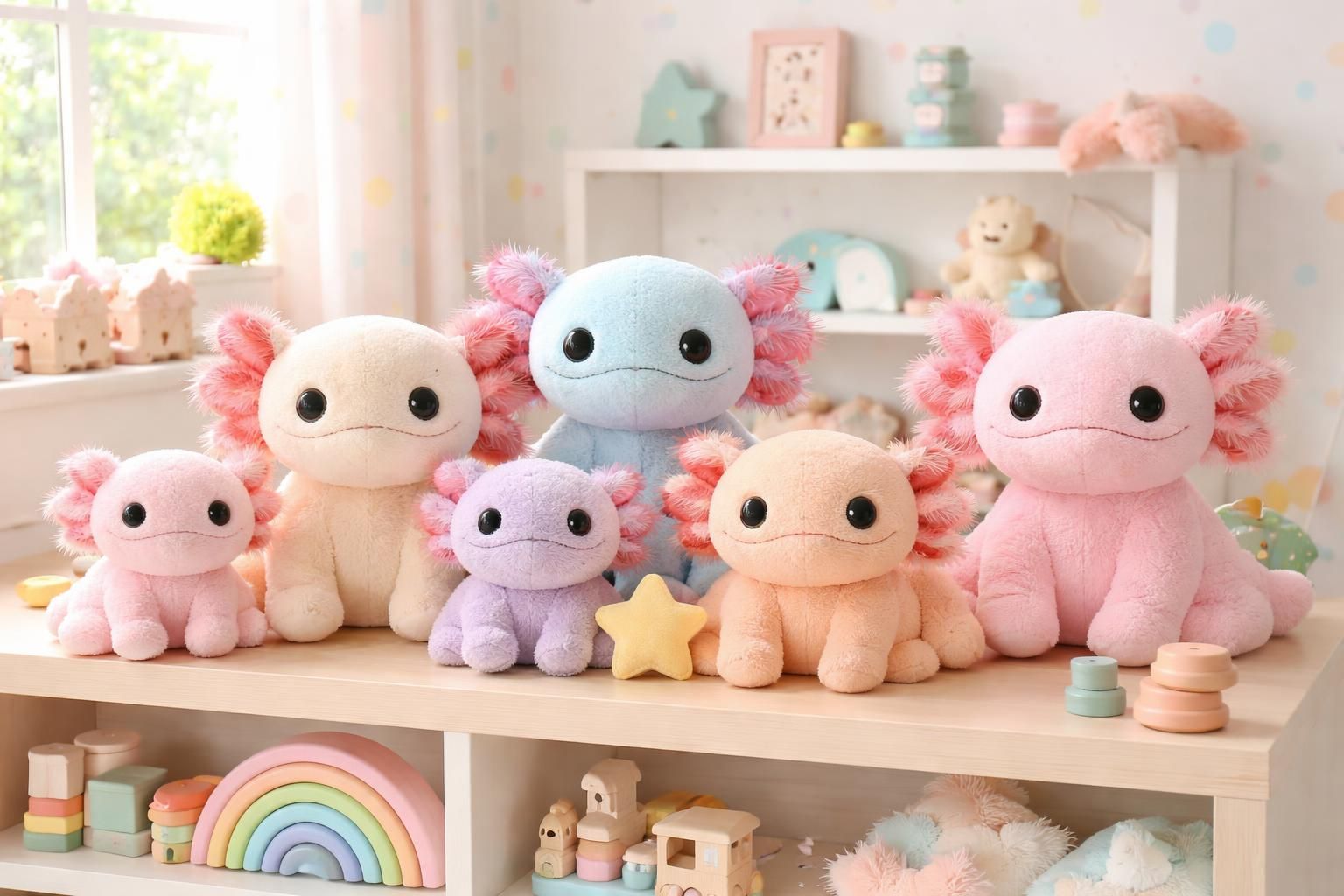 découvrez le phénomène des doudous axolotl, les peluches tendances qui séduisent petits et grands dans l'univers des jouets.
