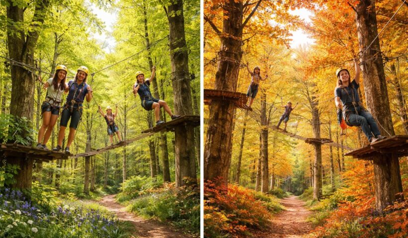 découvrez les meilleures périodes pour débuter l'accrobranche à quimperlé et profiter pleinement de cette activité en plein air dans des conditions idéales.