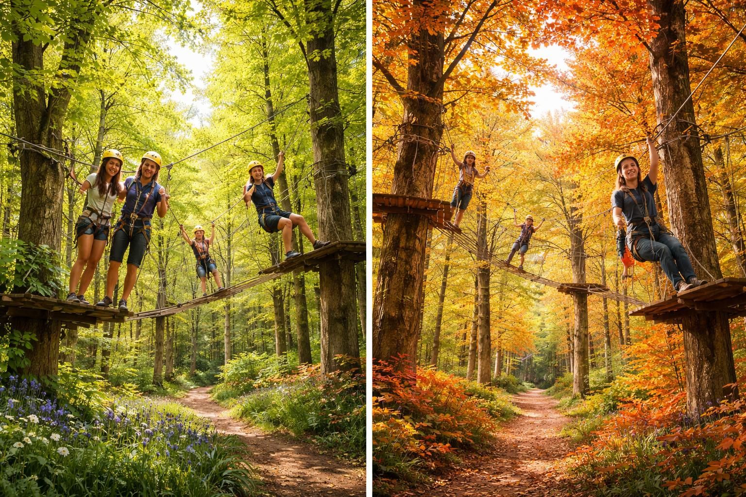 découvrez les meilleures périodes pour débuter l'accrobranche à quimperlé et profiter pleinement de cette activité en plein air dans des conditions idéales.