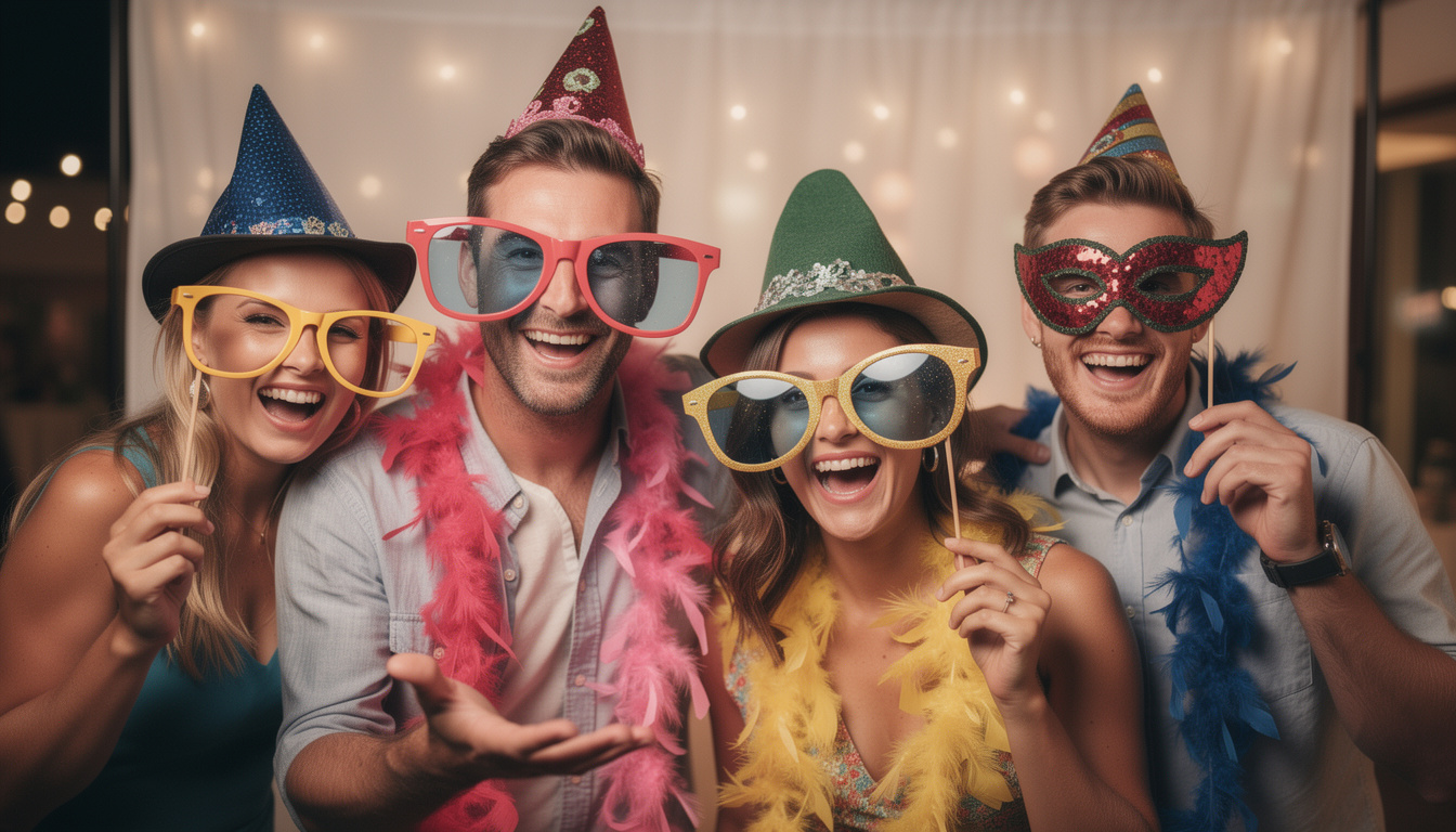 découvrez pourquoi un photobooth avec accessoires rigolos est l'animation idéale pour vos soirées : convivialité, fun assuré et souvenirs inoubliables garantis !