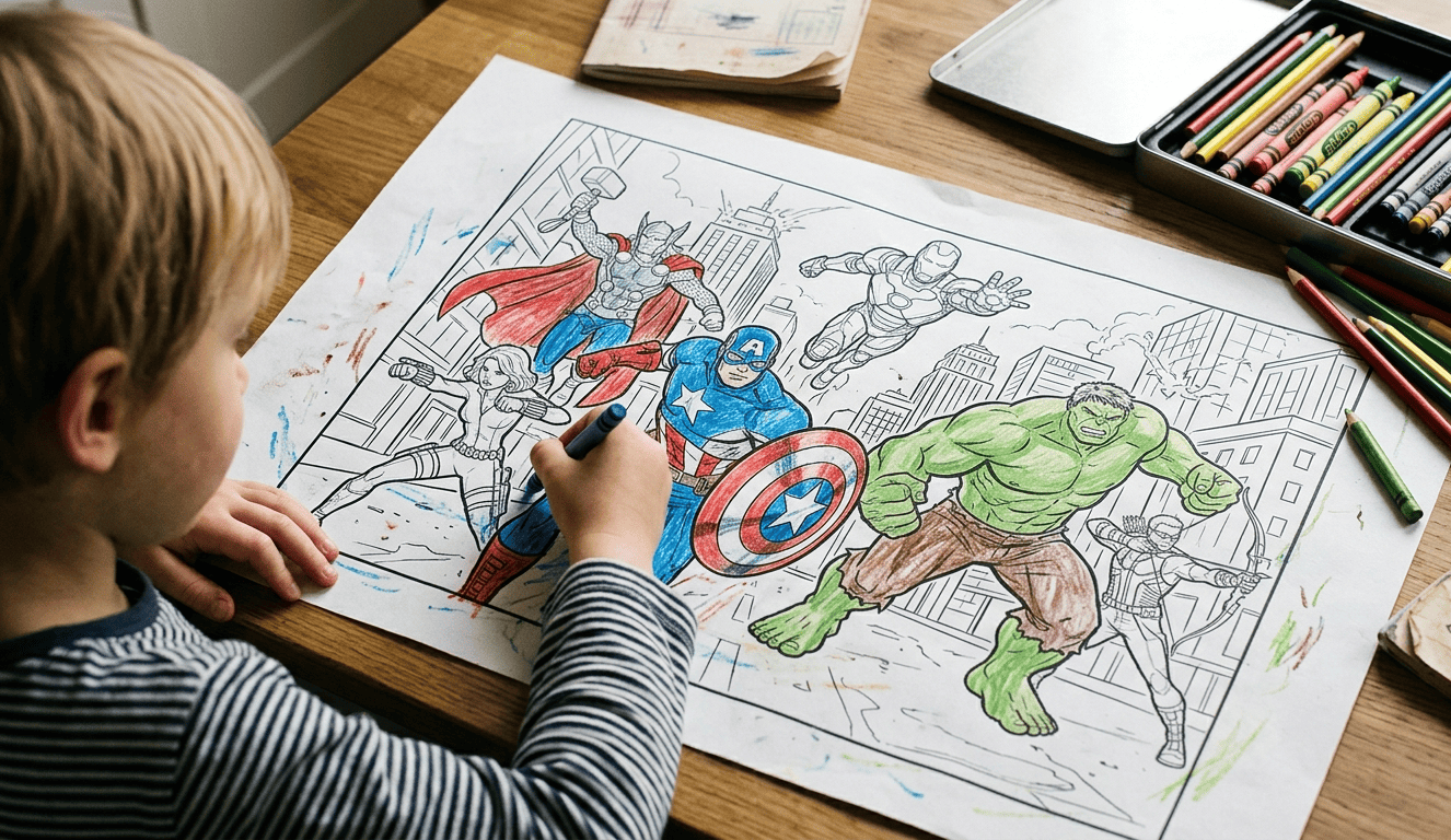 dessin Avenger