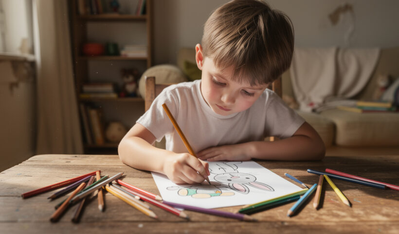 explorez comment le coloriage de simon le lapin stimule la créativité et le développement des enfants tout en offrant un moment ludique et éducatif.