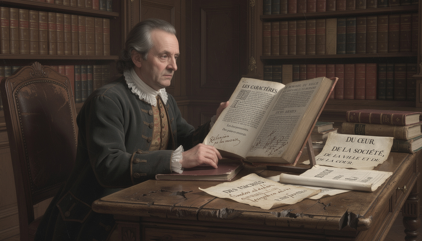 découvrez les leçons essentielles des caractères de la bruyère, du livre 5 à 10, révélant des portraits saisissants et des analyses profondes de la société et des mœurs.