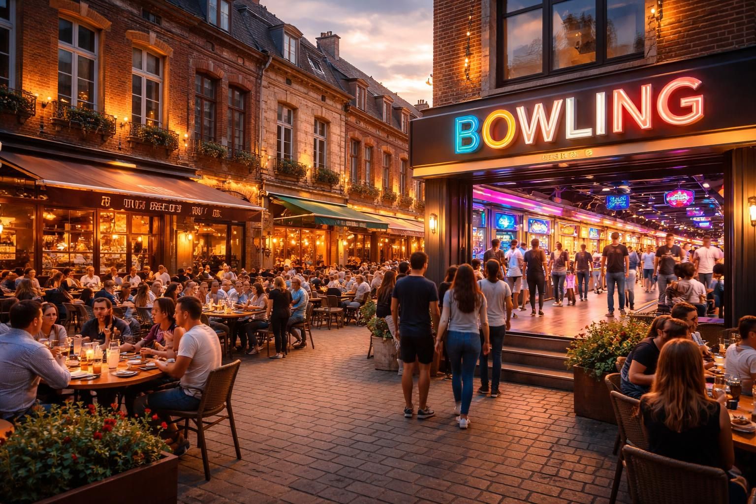 découvrez les meilleurs restaurants et bars près des bowling à valenciennes pour une soirée gourmande et conviviale entre amis ou en famille.