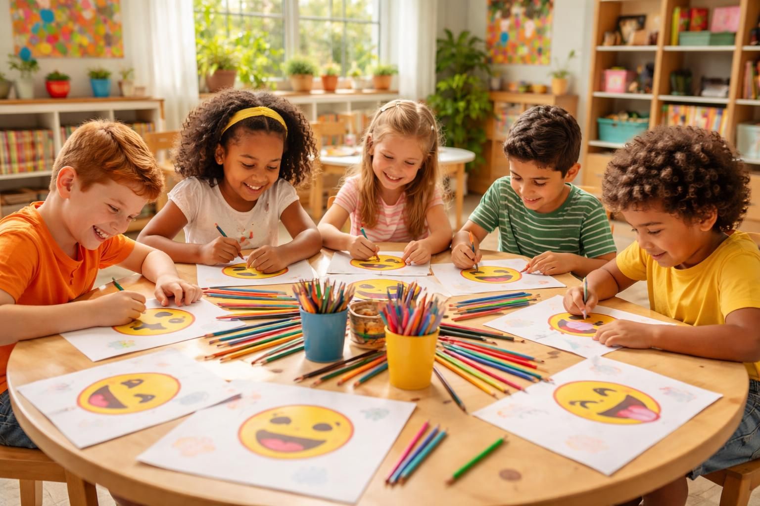 explorez comment le coloriage émoji stimule la créativité de vos enfants tout en s'amusant, favorisant leur expression artistique et leur développement cognitif.