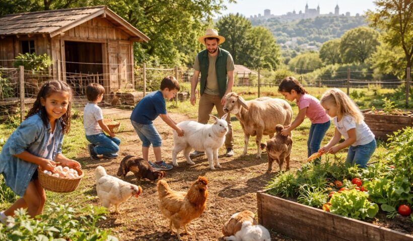 découvrez comment la ferme pédagogique à lyon favorise l'apprentissage des enfants grâce à une immersion interactive dans la nature et le contact avec les animaux.