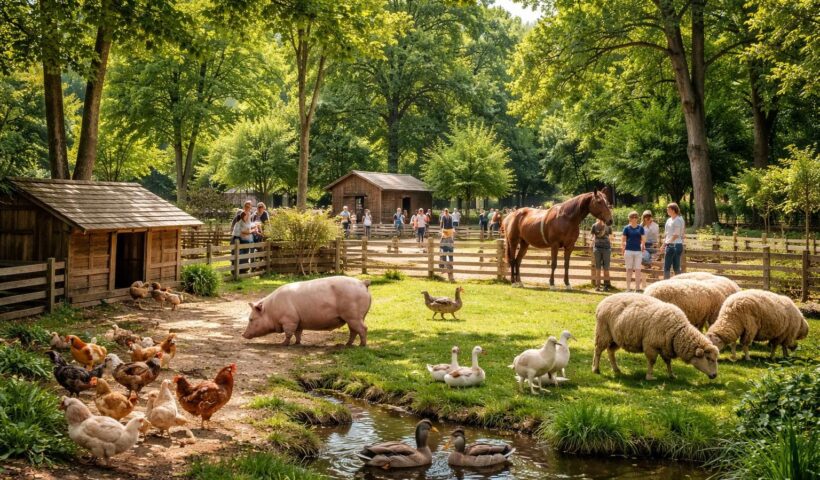 découvrez les animaux charmants de la ferme des bois de vincennes à paris et vivez une expérience unique lors de votre prochaine visite en famille ou entre amis.
