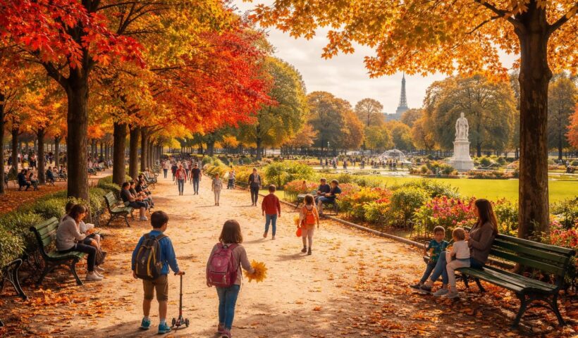 découvrez les plus beaux parcs et jardins de paris à explorer pendant les vacances scolaires d'octobre. idéal pour des balades en famille et des moments de détente en pleine nature.