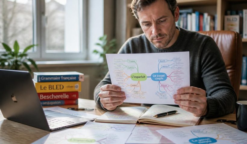 découvrez une méthode innovante d'apprentissage avec des cartes mentales pour maîtriser l'imparfait et le passé simple en français de manière ludique et efficace.