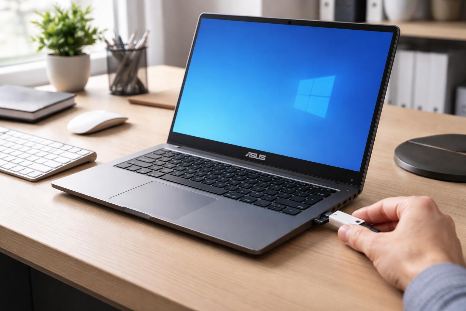 apprenez à créer une clé usb d'installation windows pour réinstaller proprement votre ordinateur asus. guide étape par étape facile à suivre.