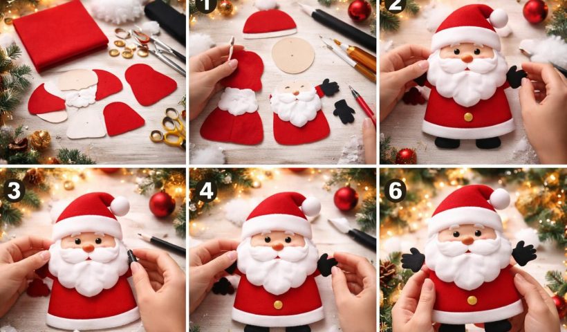 découvrez un tutoriel simple et festif pour créer un père noël facilement, parfait pour décorer vos fêtes de fin d'année avec créativité et joie.