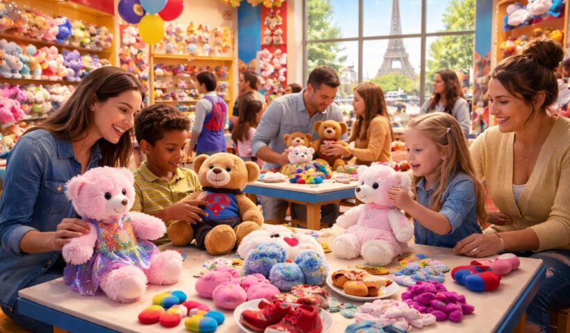 participez au workshop build a bear à paris et créez votre propre peluche personnalisée pour une expérience unique et mémorable en france.