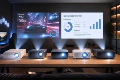 découvrez notre sélection des 5 meilleurs vidéoprojecteurs led adaptés aux jeux et présentations, offrant une faible latence pour une expérience fluide et réactive.